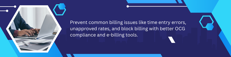 10 Legal Billing Reductions You Can Prevent with Better OCG Compliance